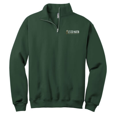 LC - NuBlend ® 1/4 Zip Cadet Collar Sweatshirt Thumbnail