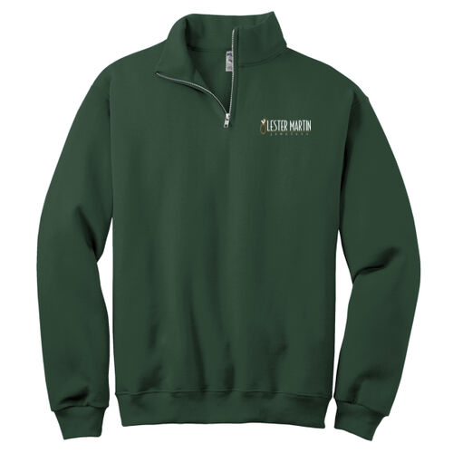 LC - NuBlend ® 1/4 Zip Cadet Collar Sweatshirt Thumbnail